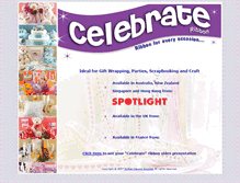Tablet Screenshot of celebrateribbon.com